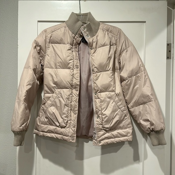 Club Monaco Puffer Jacket size S Cream Pinkish  color - Picture 1 of 9